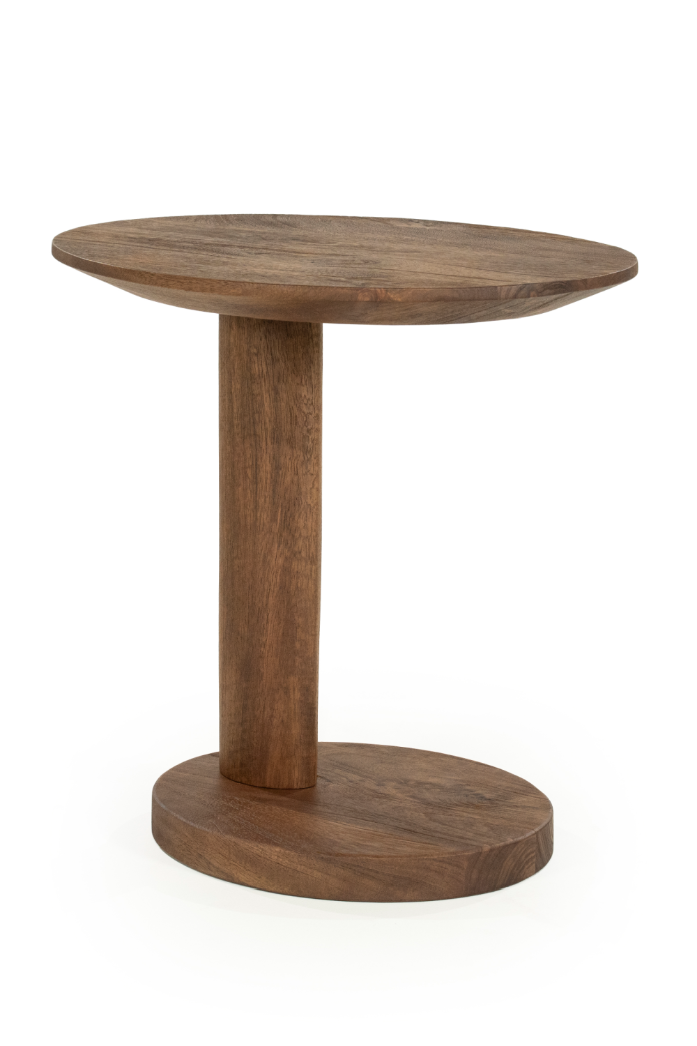 Mango Wood Oval Side Table | Oroa.com