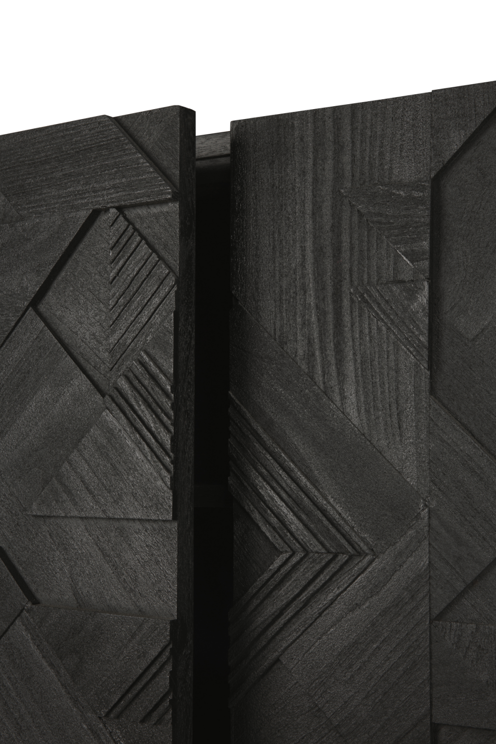 Black Teak Sideboard – Graphic – teak finish alternate view 5