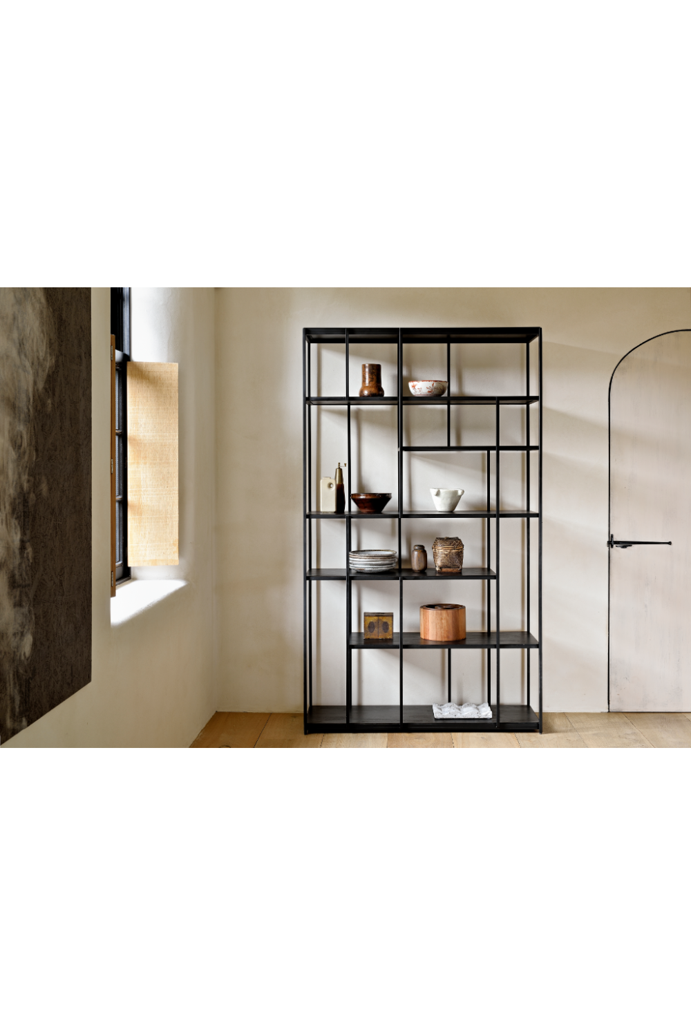 Multilevel Teak Bookcase | Ethnicraft Studio | OROA.COM