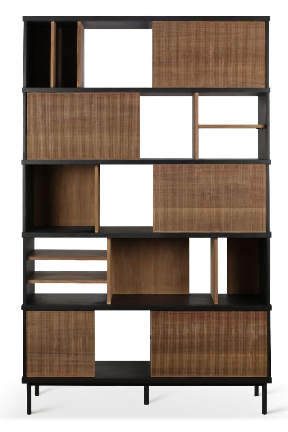 Natural Teak Book Rack | Ethnicraft Oscar | Oroa.com