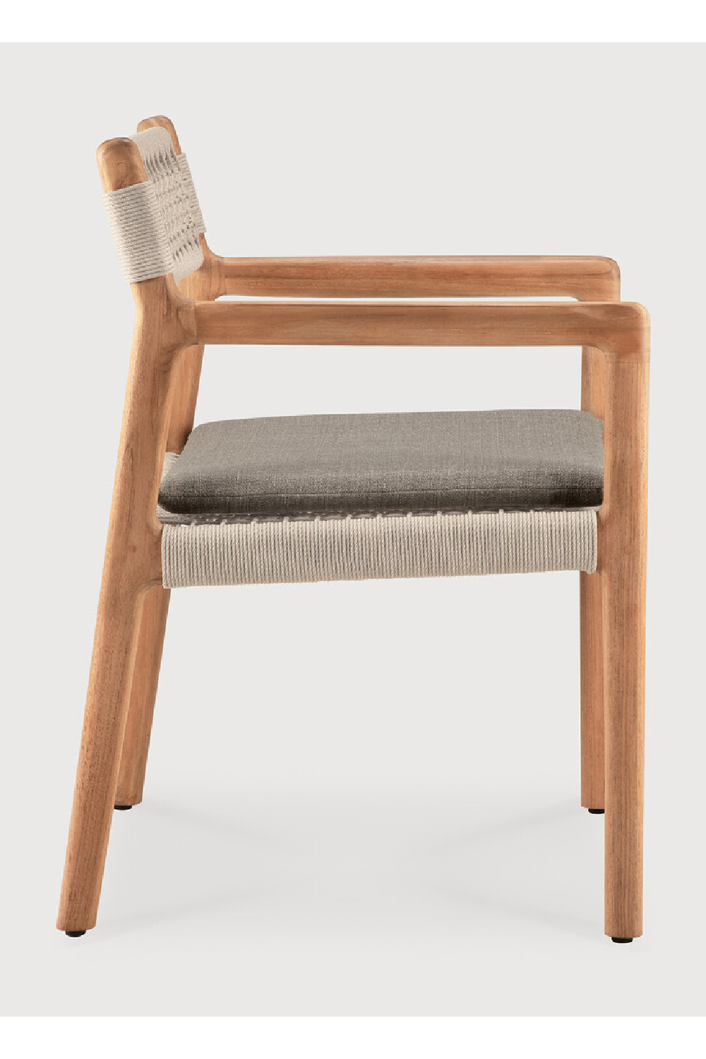 Beige Woven Outdoor Dining Chair | Ethnicraft Jack | Oroa.com