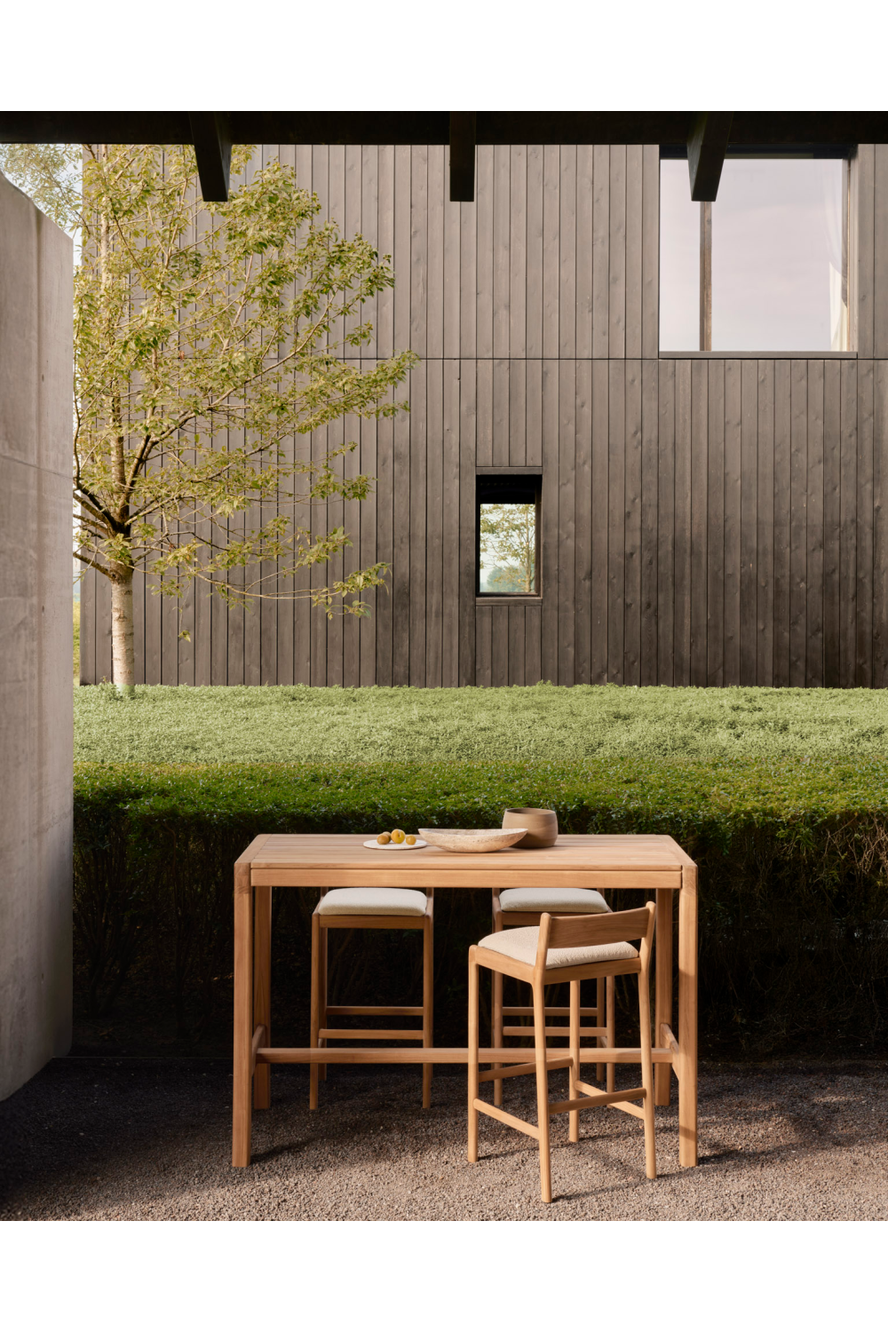 Teak Outdoor Bar Stool | Ethnicraft Jack | Oroa.com