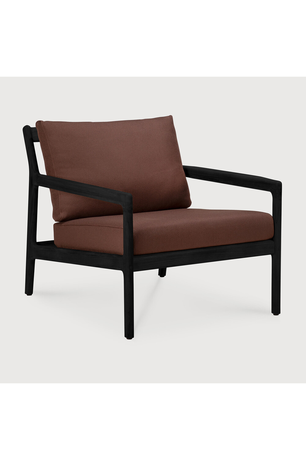 Black Teak Outdoor Lounge Chair | Ethnicraft Jack | Oroa.com