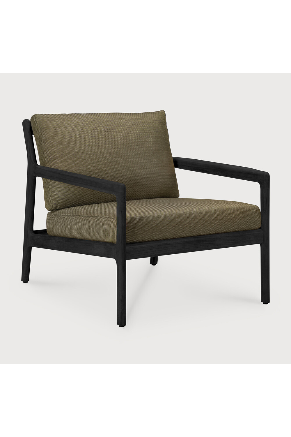 Black Teak Outdoor Lounge Chair | Ethnicraft Jack | Oroa.com