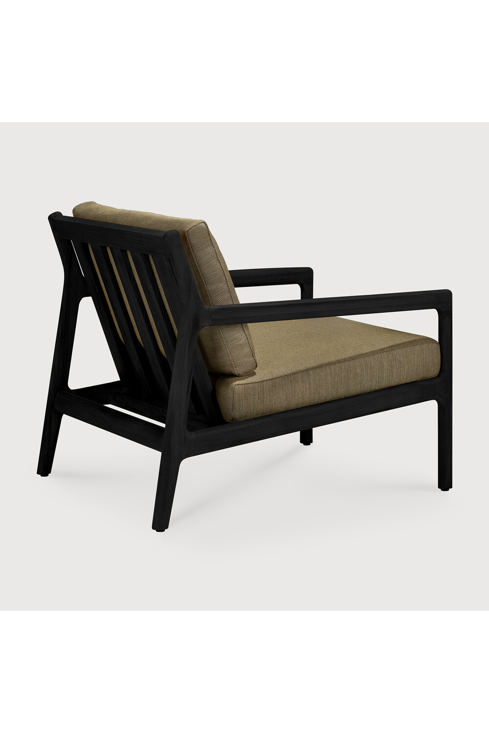 Black Teak Outdoor Lounge Chair | Ethnicraft Jack | Oroa.com