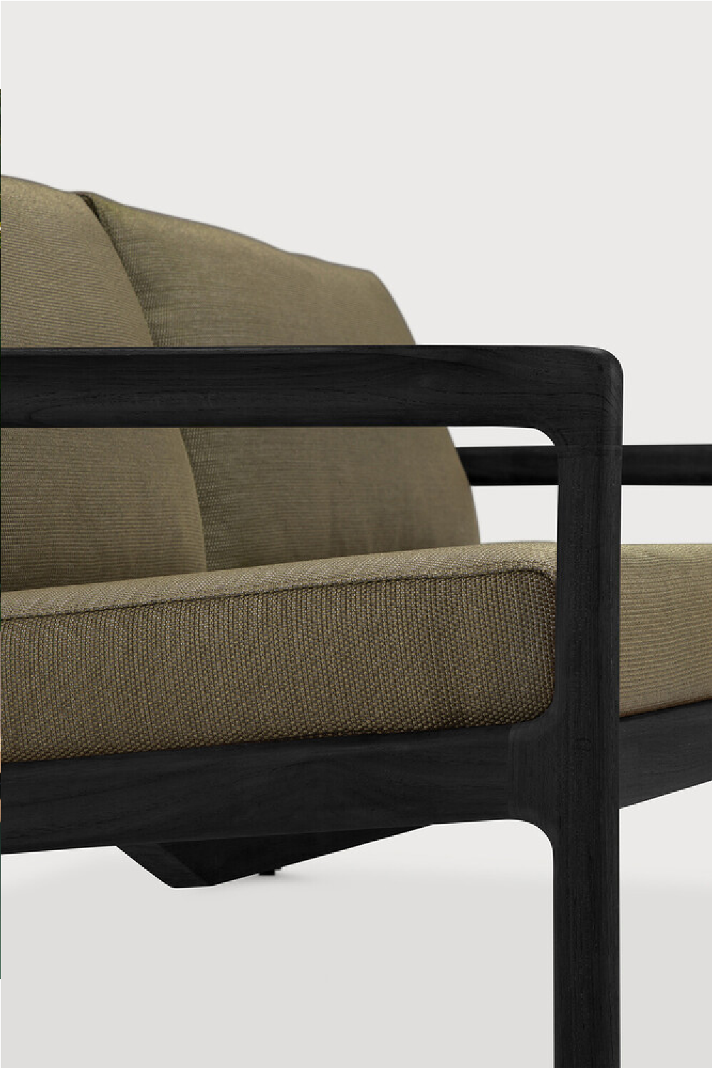 Black Teak Outdoor Sofa | Ethnicraft Jack | Oroa.com