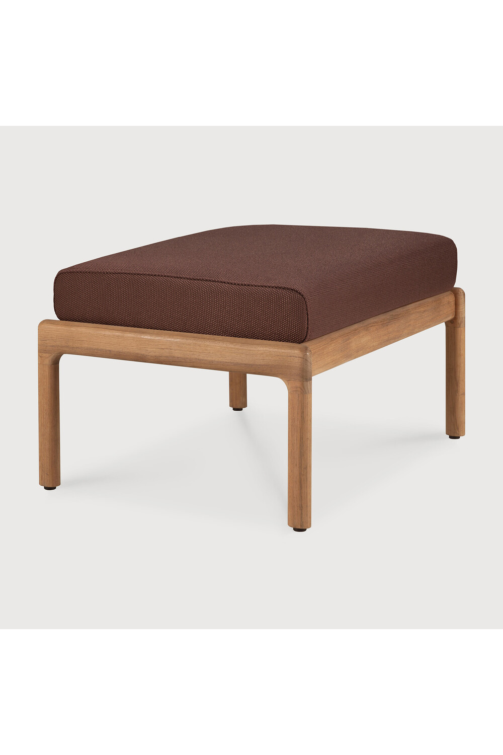Natural Teak Outdoor Ottoman | Ethnicraft Jack | Oroa.com