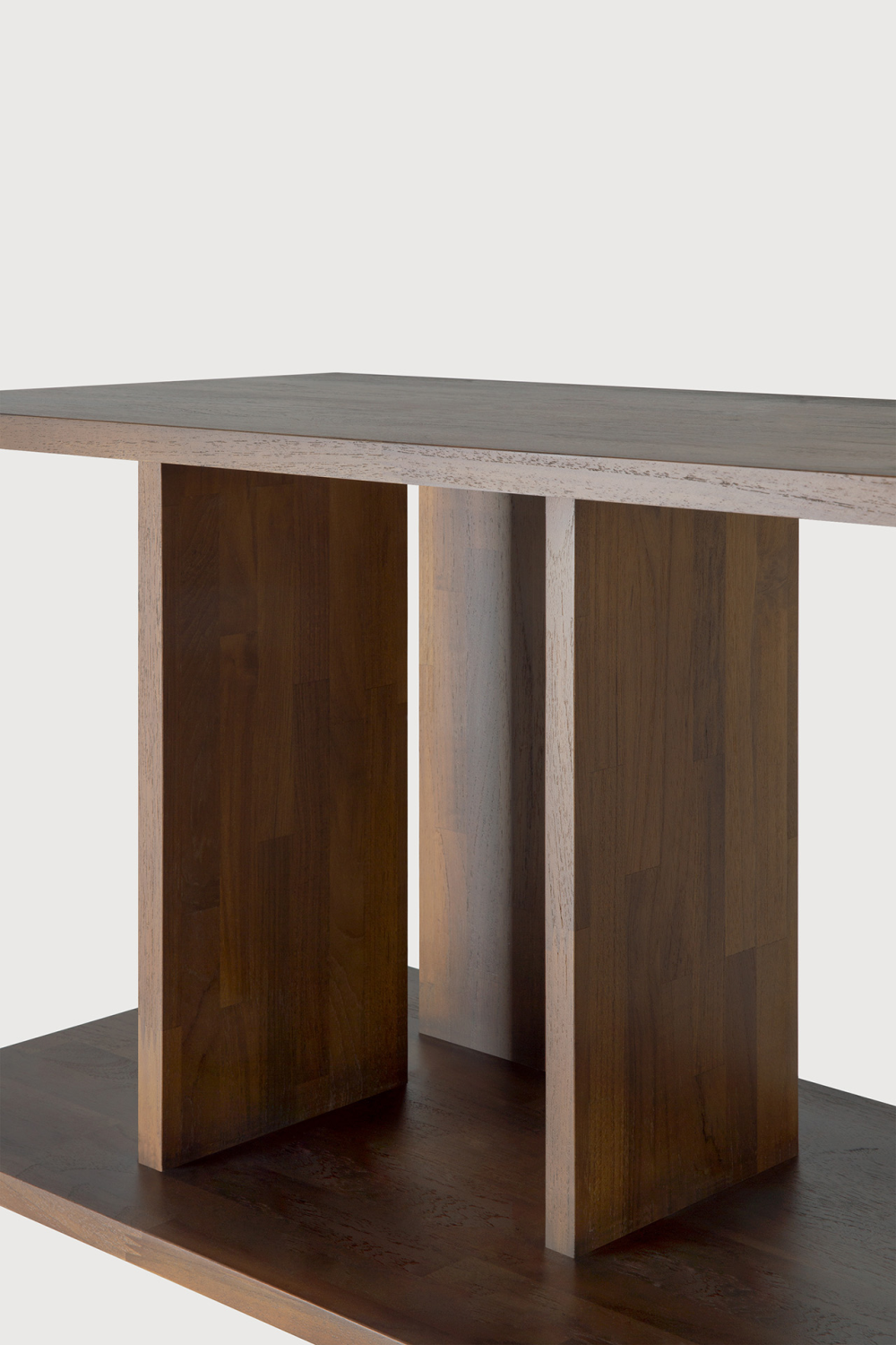 Brown Teak Shelving System | Ethnicraft Irregular | Oroa.com