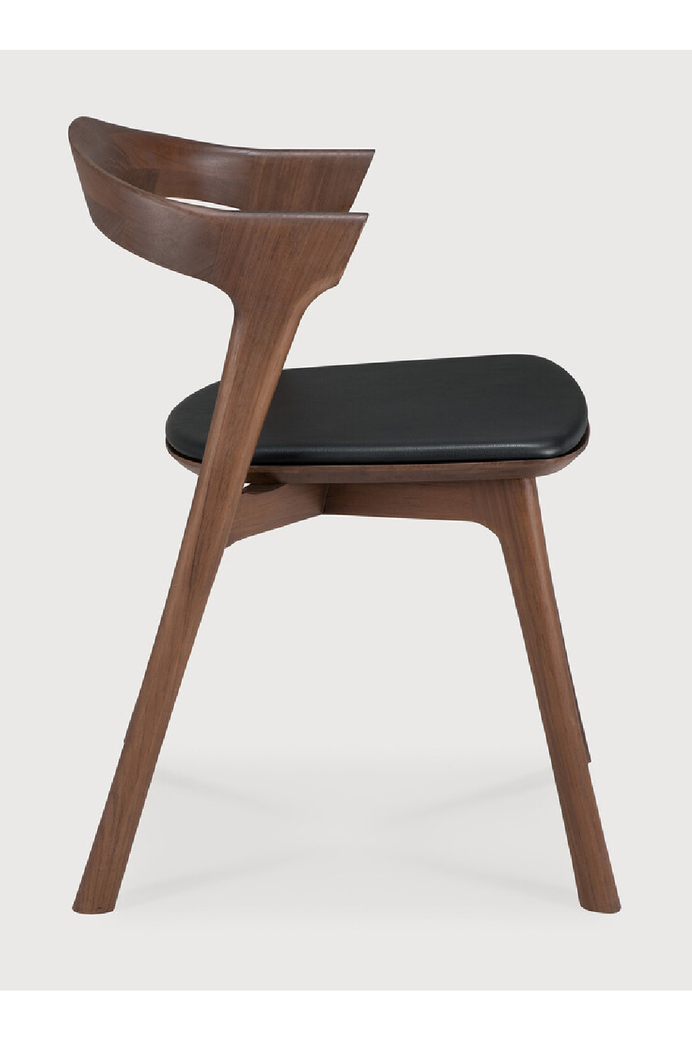 Brown Teak Dining Chair | Ethnicraft Bok | Oroa.com
