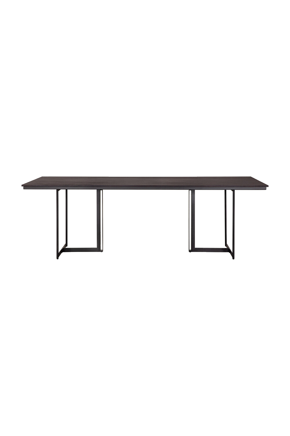 Dark Brown Teaek Dining Table | Ethnicraft Tacet | Oroa.com