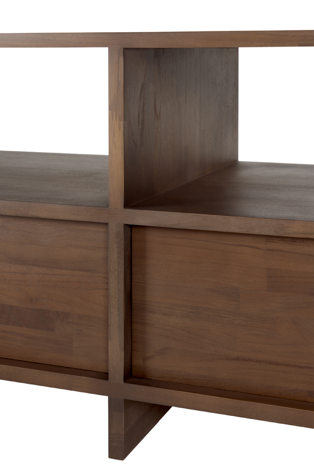 Varnished Teak TV Cupboard | Ethnicraft Kabuki | Oroa.com