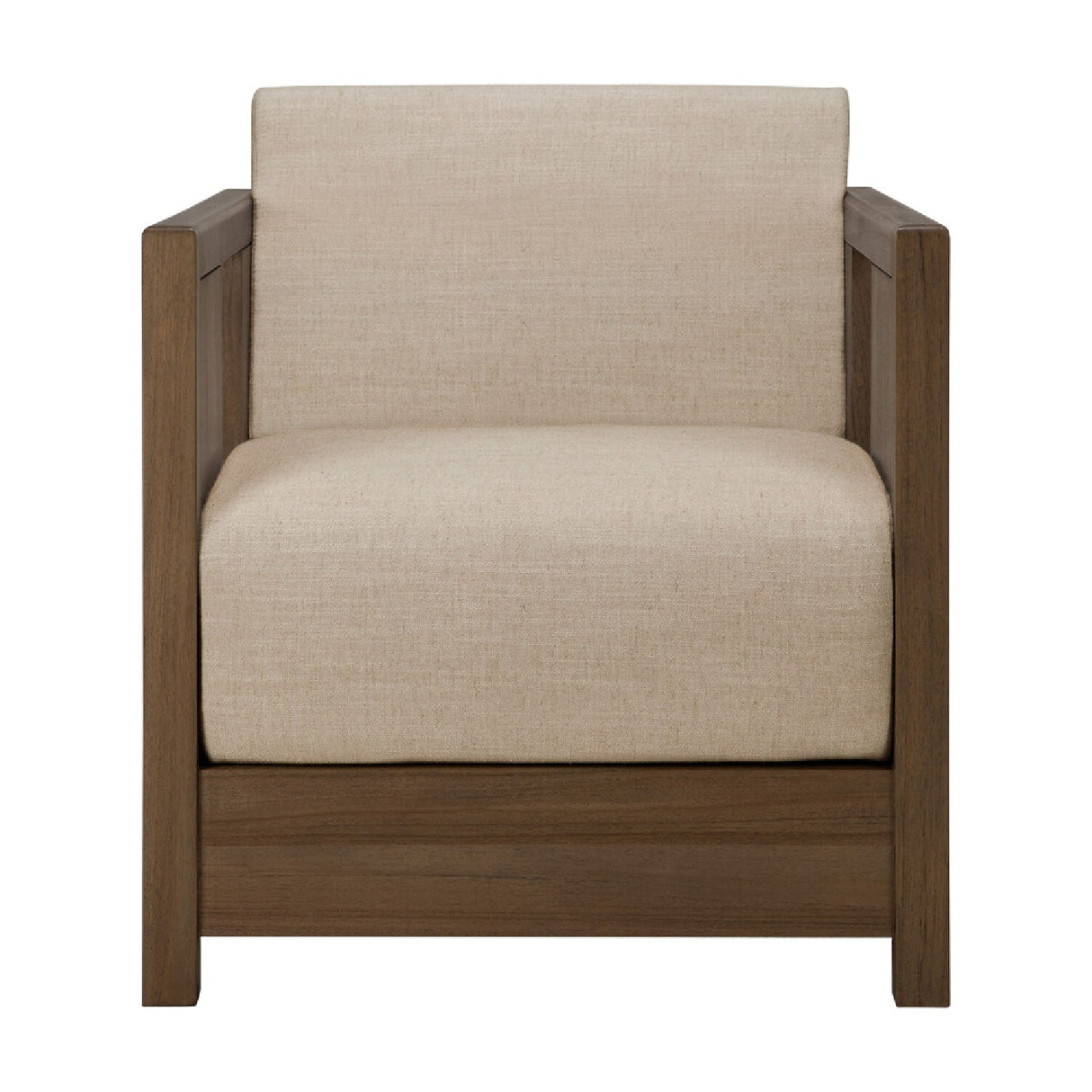 Modern or European furniture - Fabric Cushioned Lounge Chair - www.oroa.com