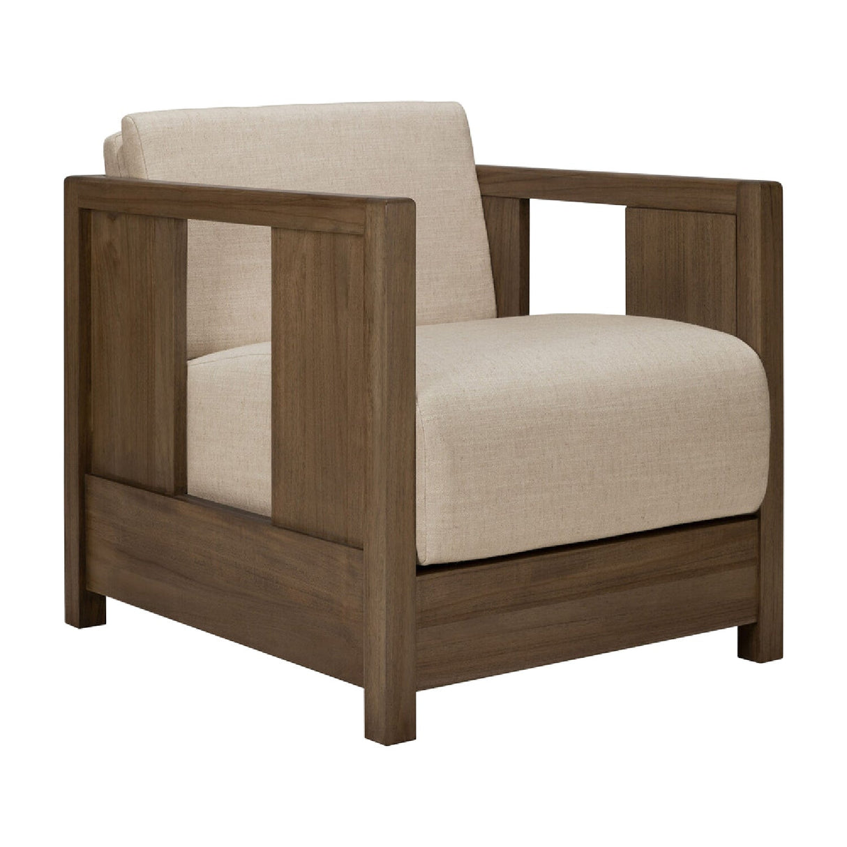 Modern or European furniture - Fabric Cushioned Lounge Chair - www.oroa.com