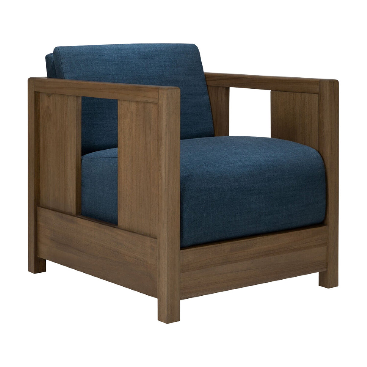 Modern or European furniture - Fabric Cushioned Lounge Chair - www.oroa.com