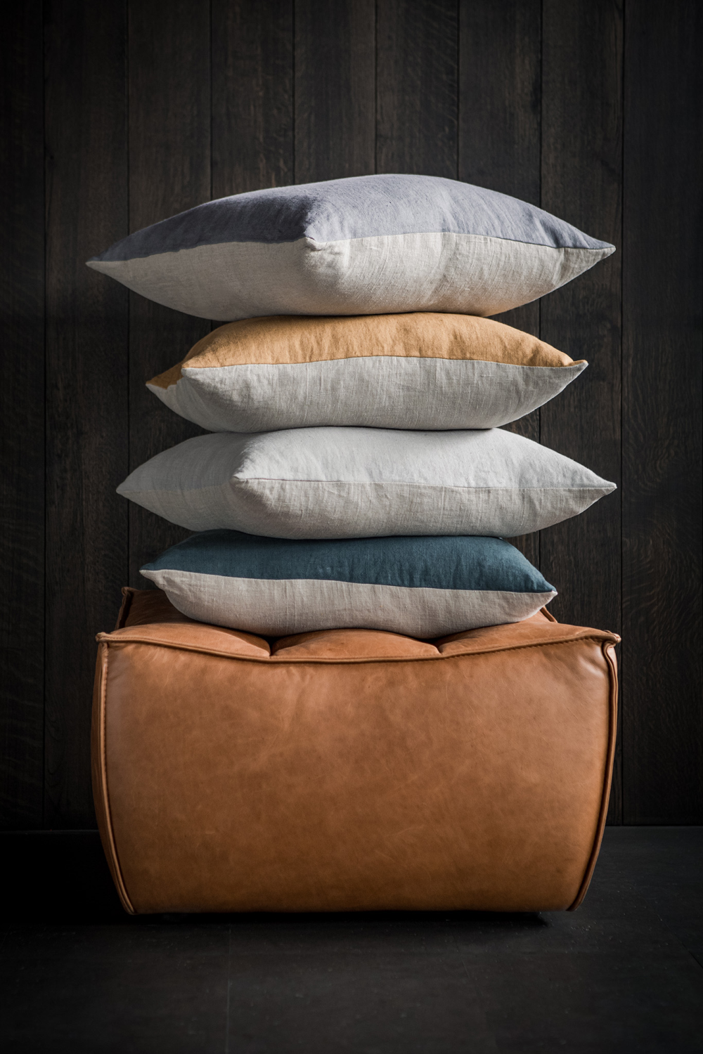 Leather Modular Sofa | Ethnicraft N701 | Oroa.com