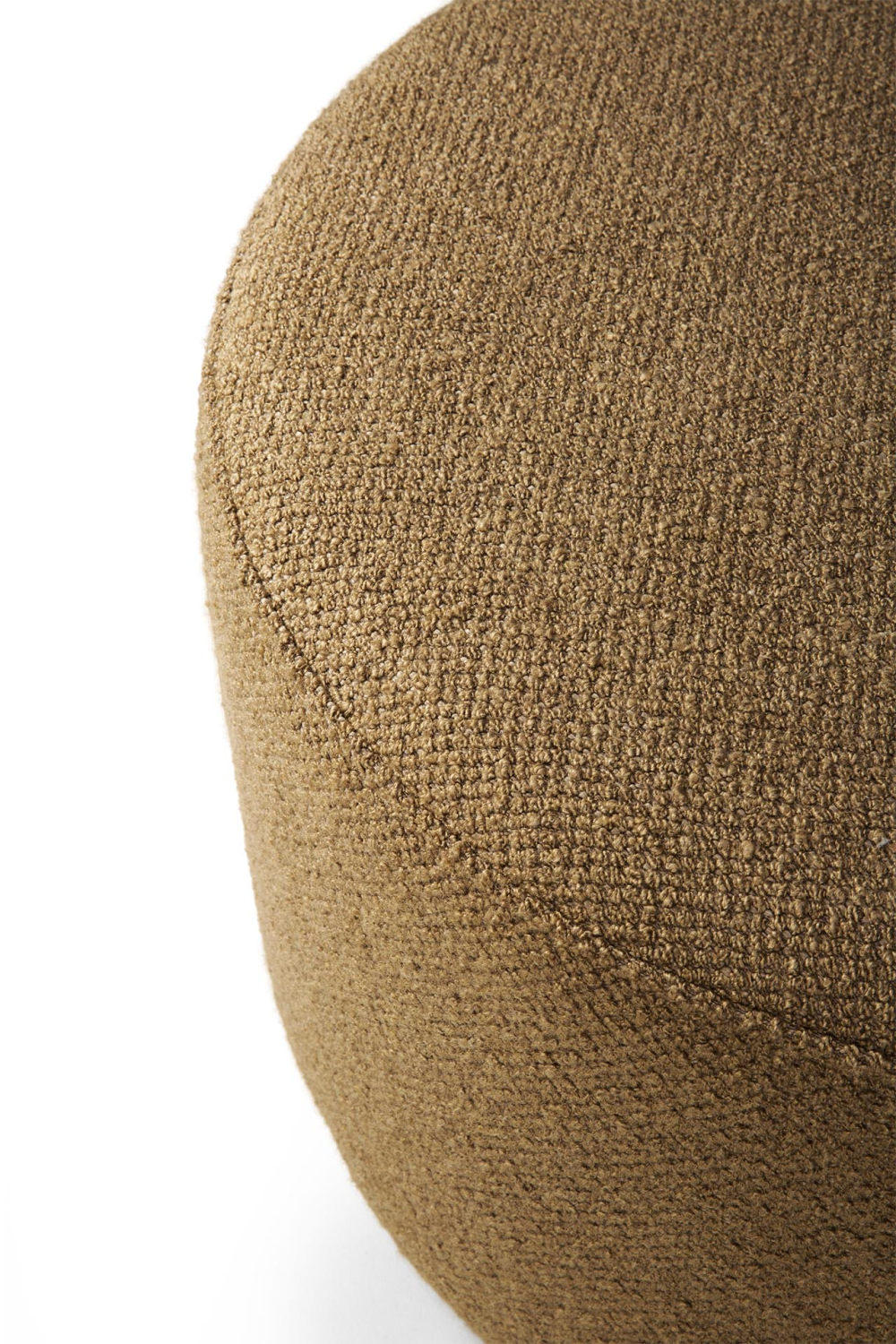 Round Fabric Pouf | Ethnicraft Barrow | OROA.com
