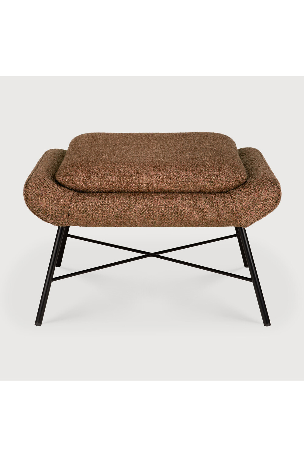 50's Inspired Upholstered Footstool | Ethnicraft Barrow | Oroa.com
