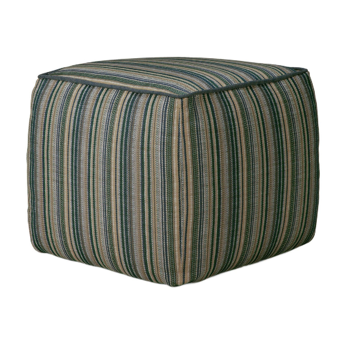 Modern or European furniture - Stripe Outdoor Ottoman - www.oroa.com