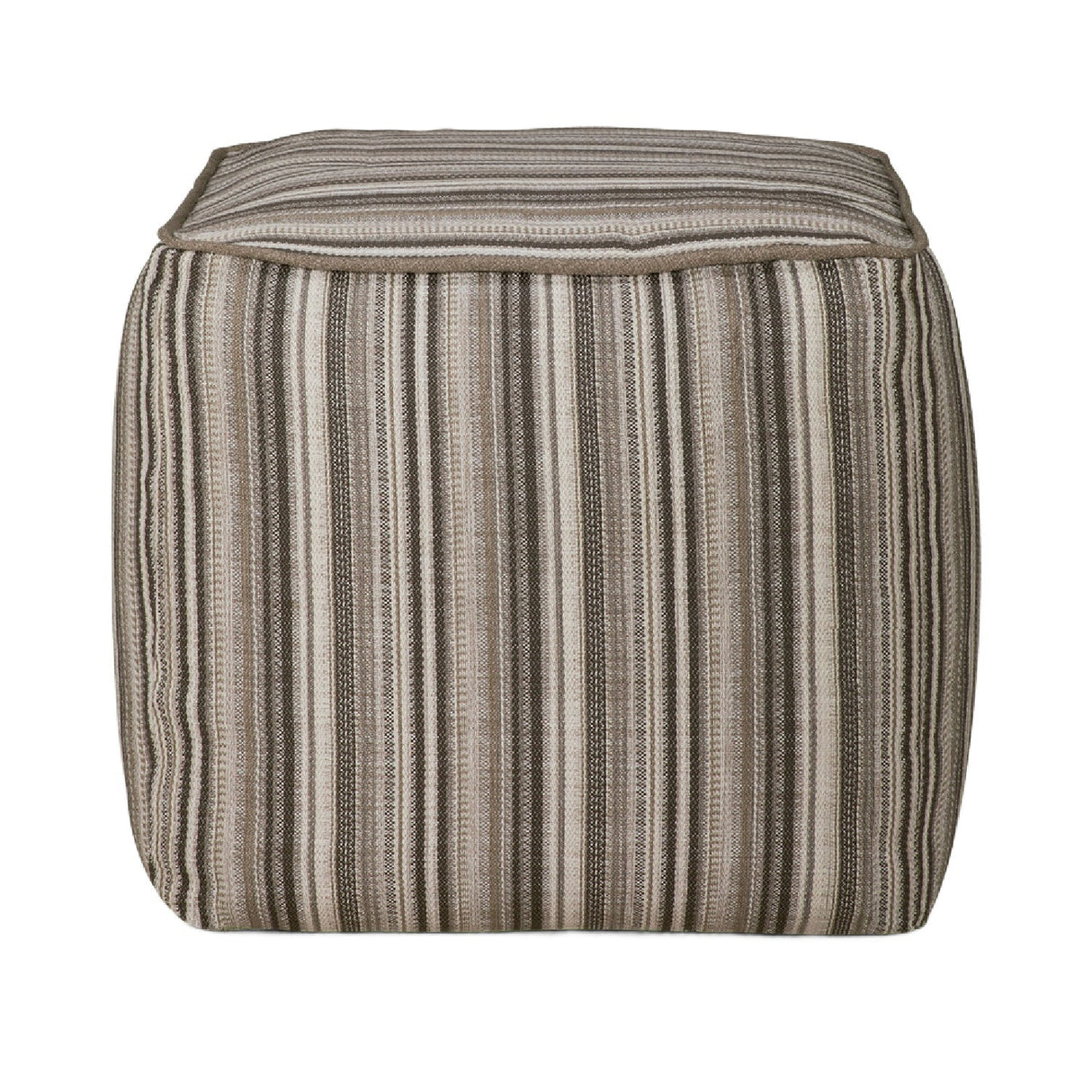 Modern or European furniture - Stripe Outdoor Ottoman - www.oroa.com
