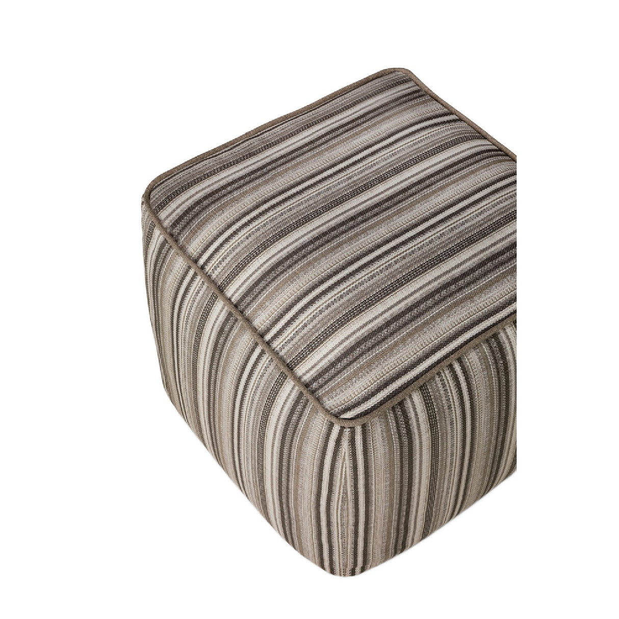 Modern or European furniture - Stripe Outdoor Ottoman - www.oroa.com
