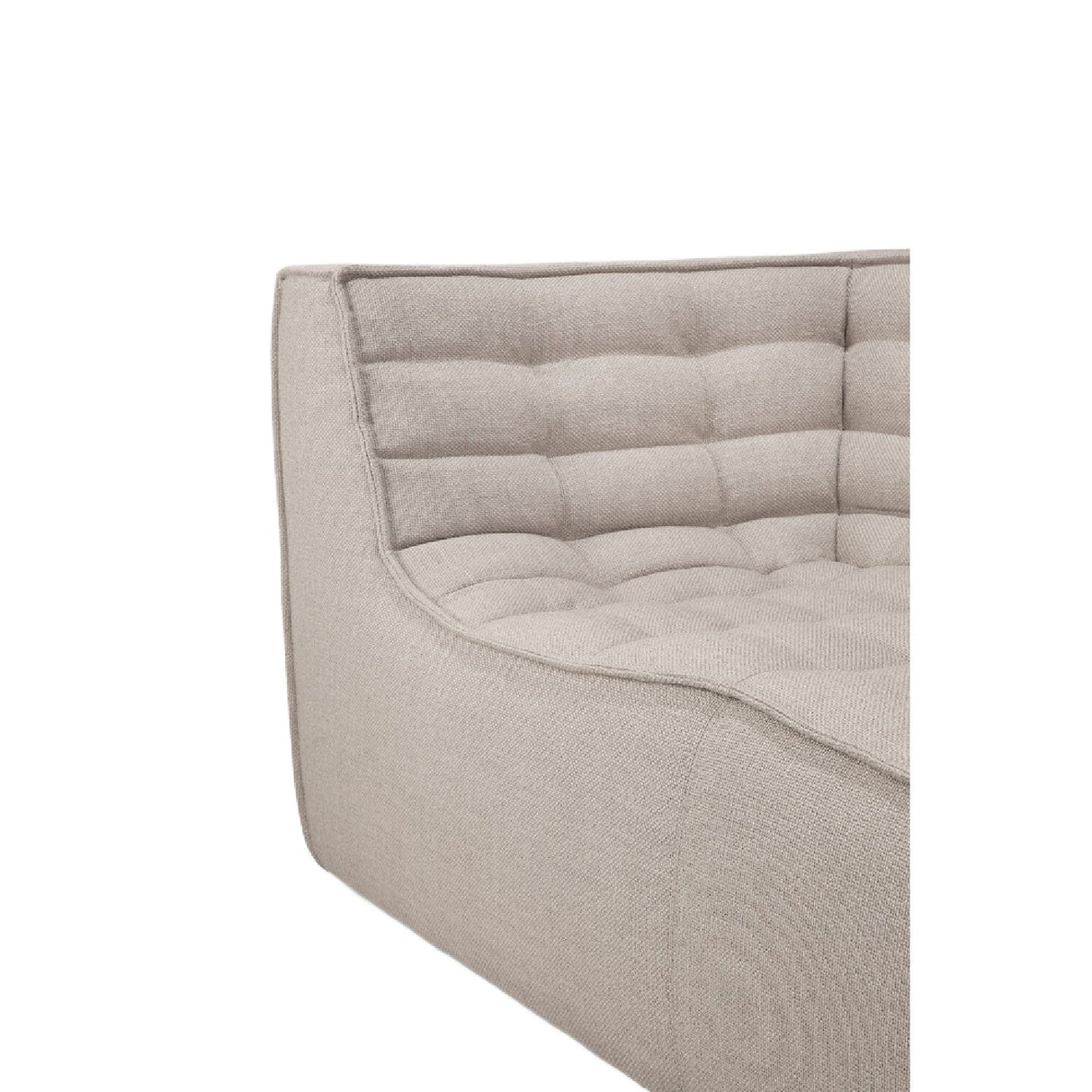 Modern or European furniture - Stitched Detail 3-Seater Sofa - www.oroa.com