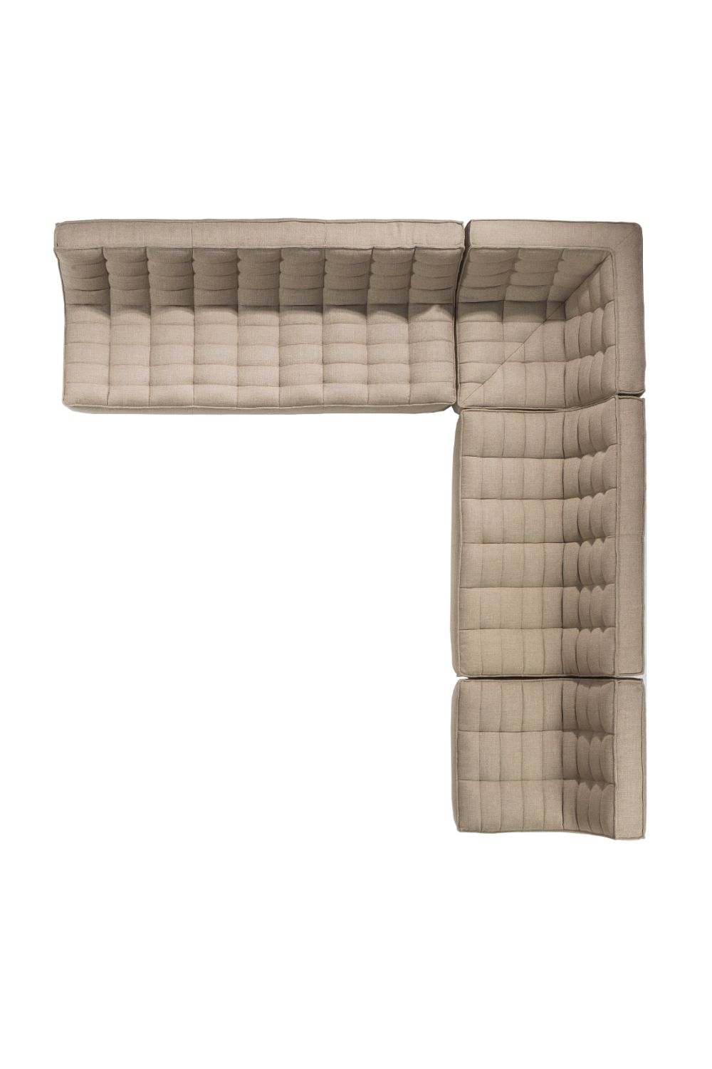 Curved Upholstered Sofa | Ethnicraft N701 | Oroa.com