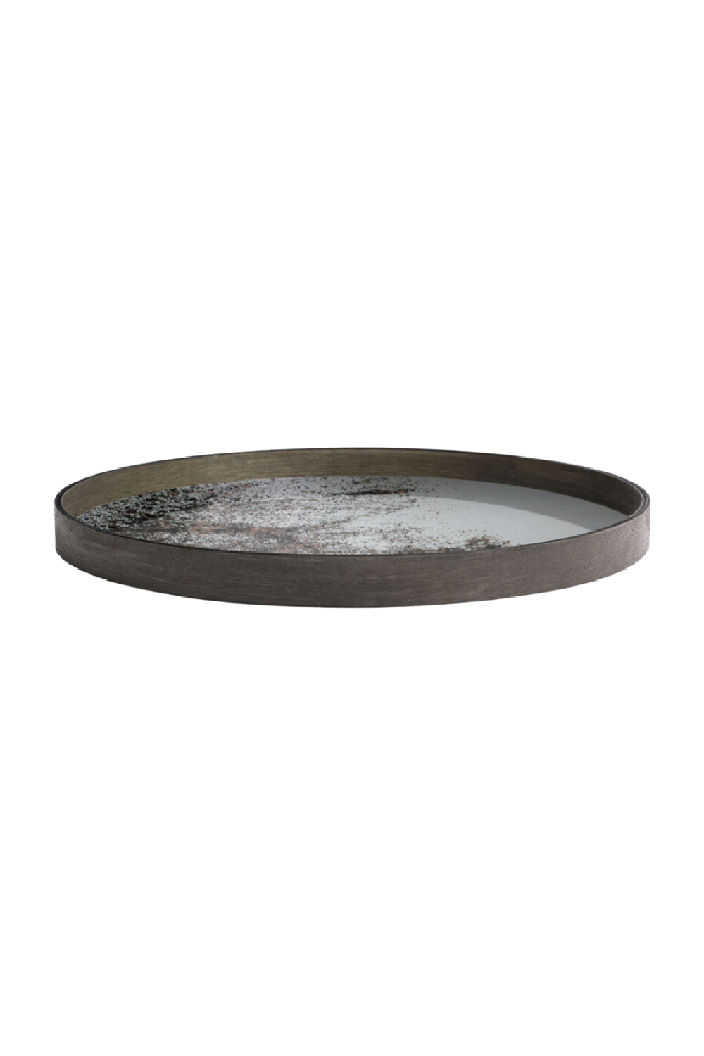 Aged Mirror Round Tray | Ethnicraft | Oroa.com