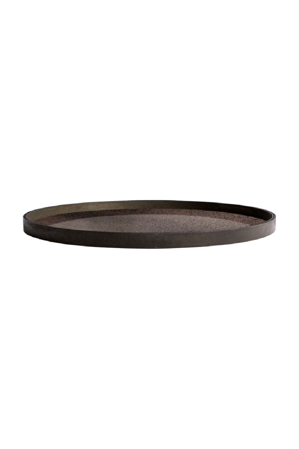 Aged Mirror Round Tray | Ethnicraft | Oroa.com