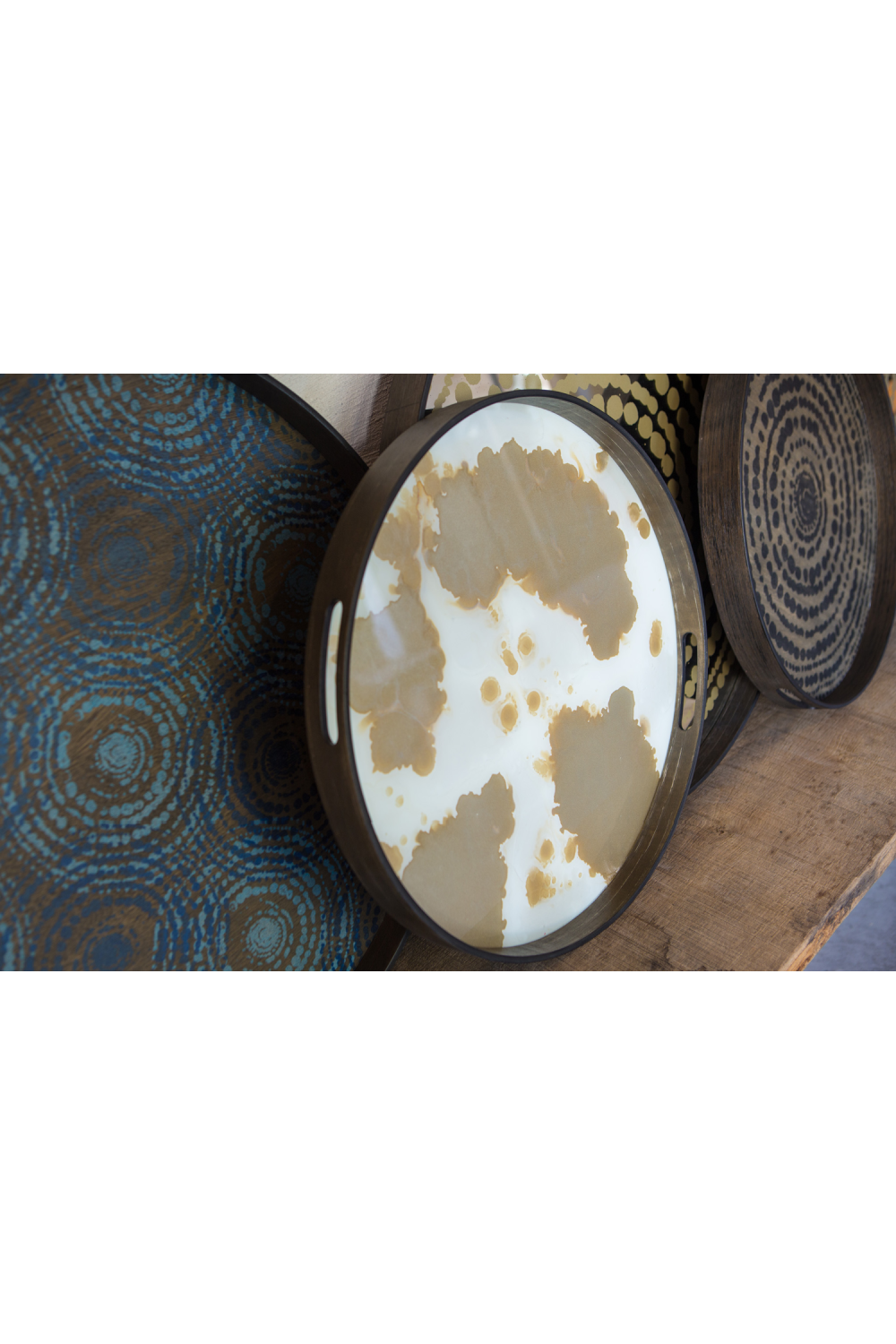 Round Glass Tray | Ethnicraft Organic | Oroa.com
