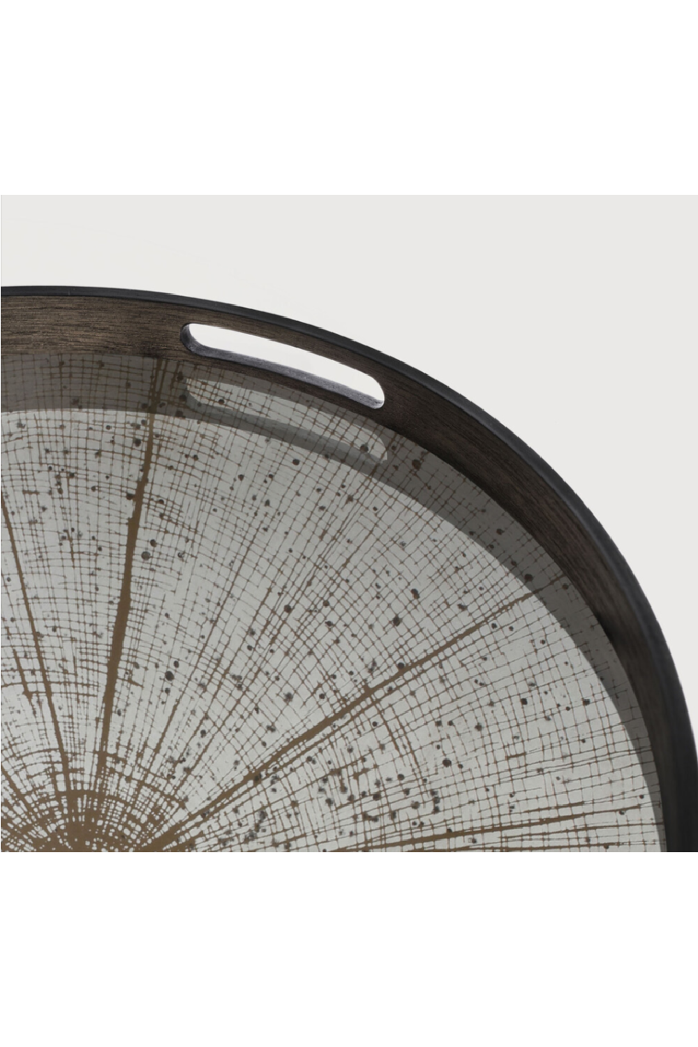 Mirror Round Tray | Ethnicraft Slice | Oroa.com