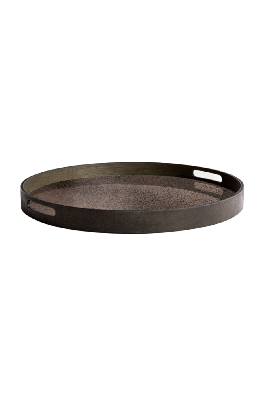 Aged Mirror Round Tray | Ethnicraft | Oroa.com