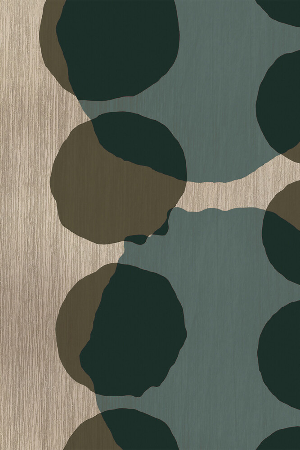 Hand-painted Glass Round Tray | Ethnicraft Dots | Oroa.com