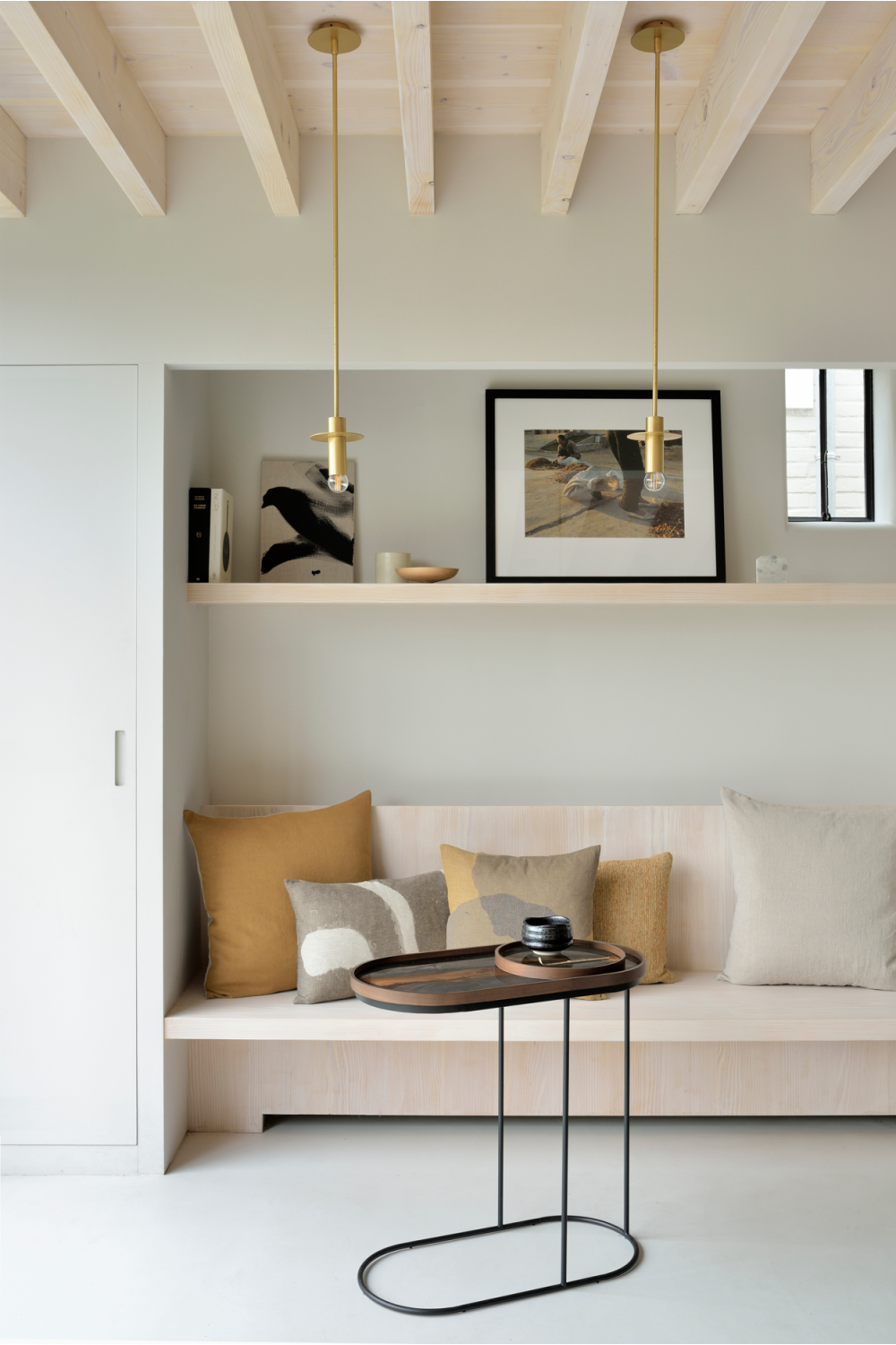 Black Tray Side Table | Ethnicraft Oblong | OROA.com