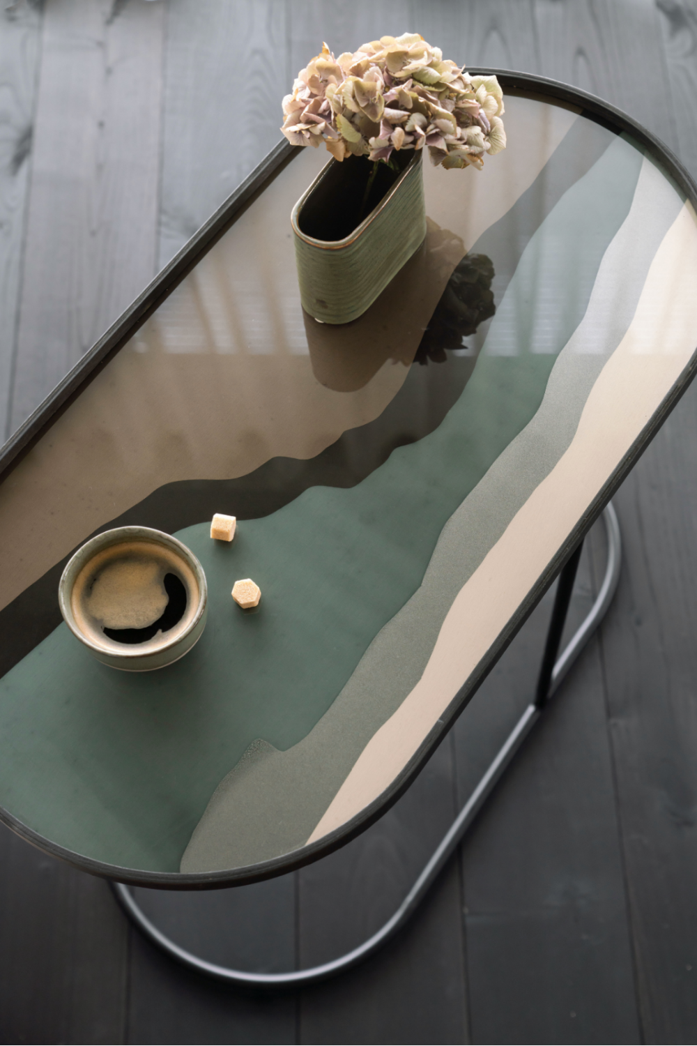 Black Tray Side Table | Ethnicraft Oblong | OROA.com