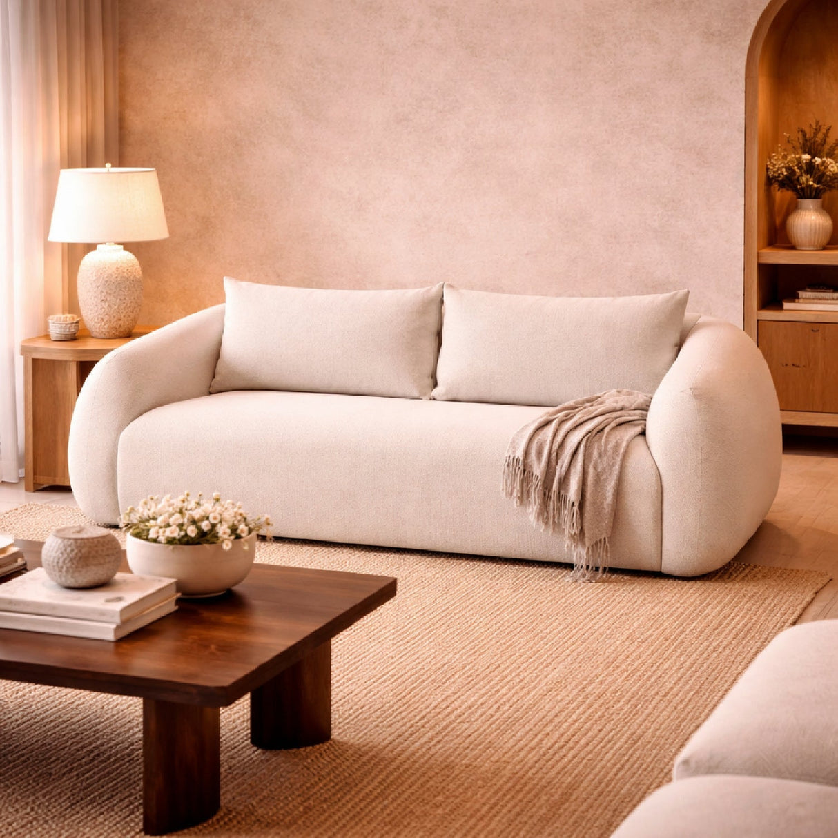 Fabric 2-Seater Sofa | Ethnicraft Figur | Oroa.com