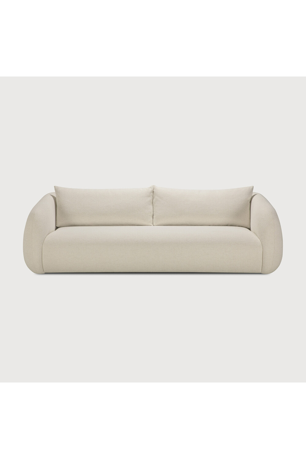 White Curved Sofa | Ethnicraft Contour | Oroa.com