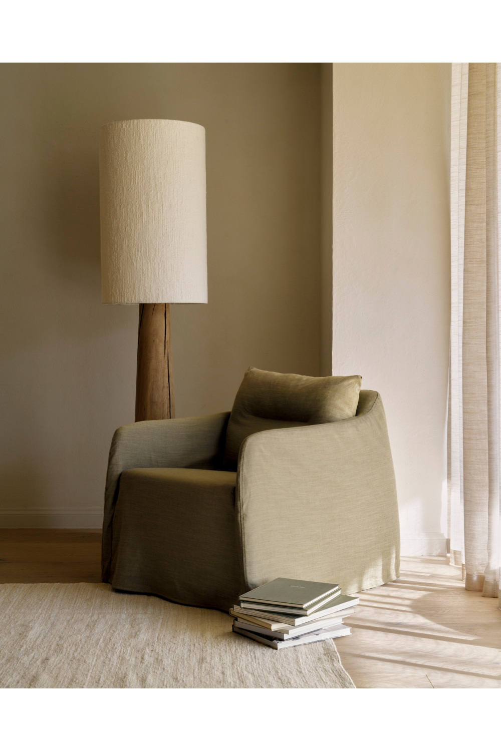 Linen Lounge Chair | Ethnicraft Weave | Oroatrade.com