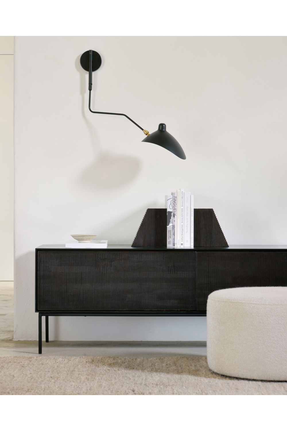 Cream Wool Area Rug | Ethnicraft Dunes | Oroa.com