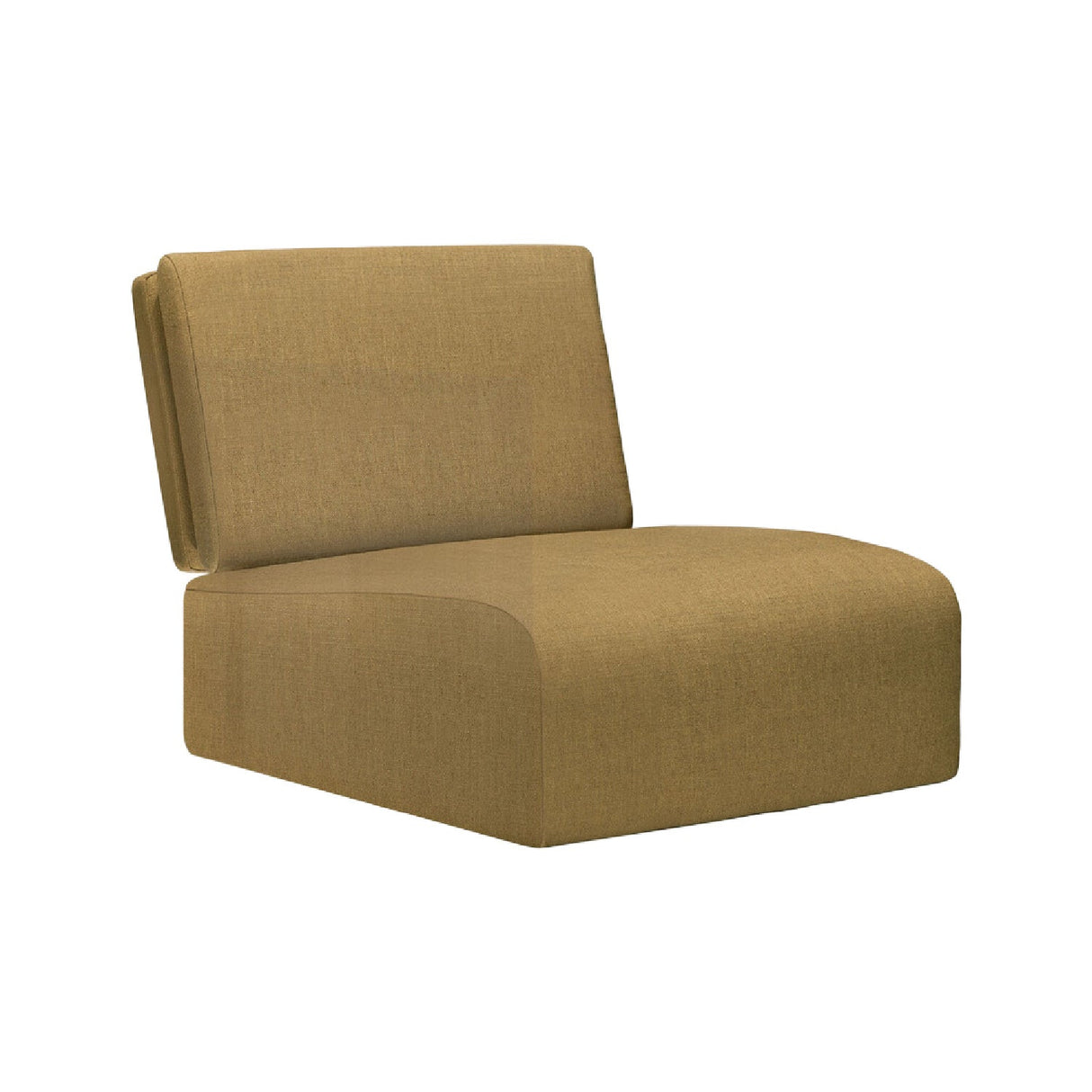 Modern or European furniture - Fabric Cushioned Lounge Chair - www.oroa.com
