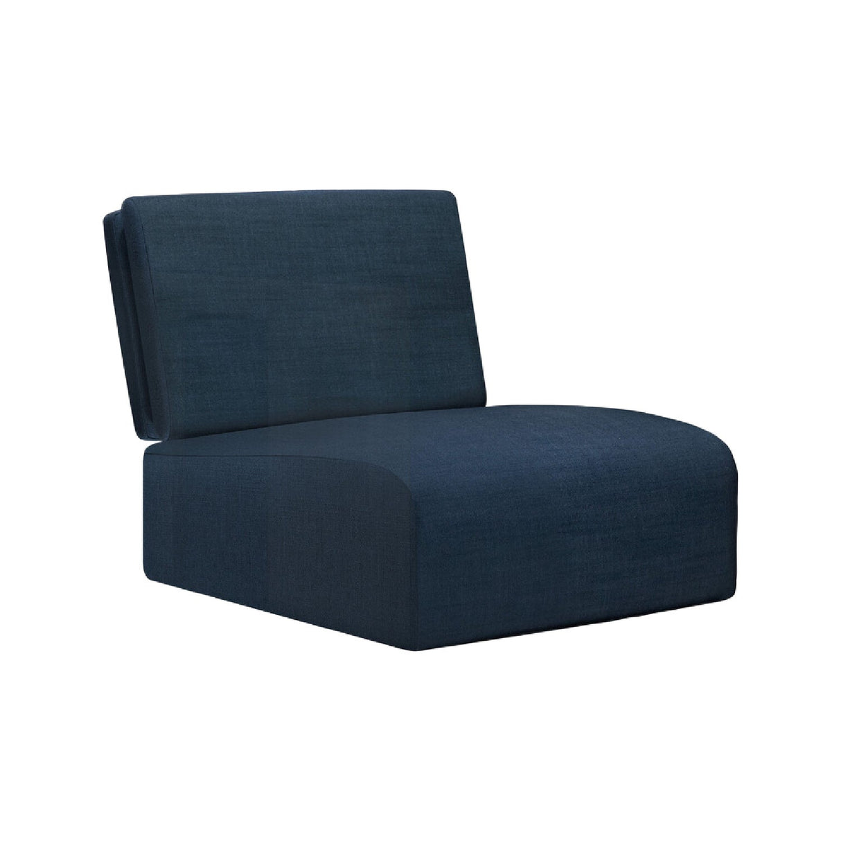 Modern or European furniture - Fabric Cushioned Lounge Chair - www.oroa.com