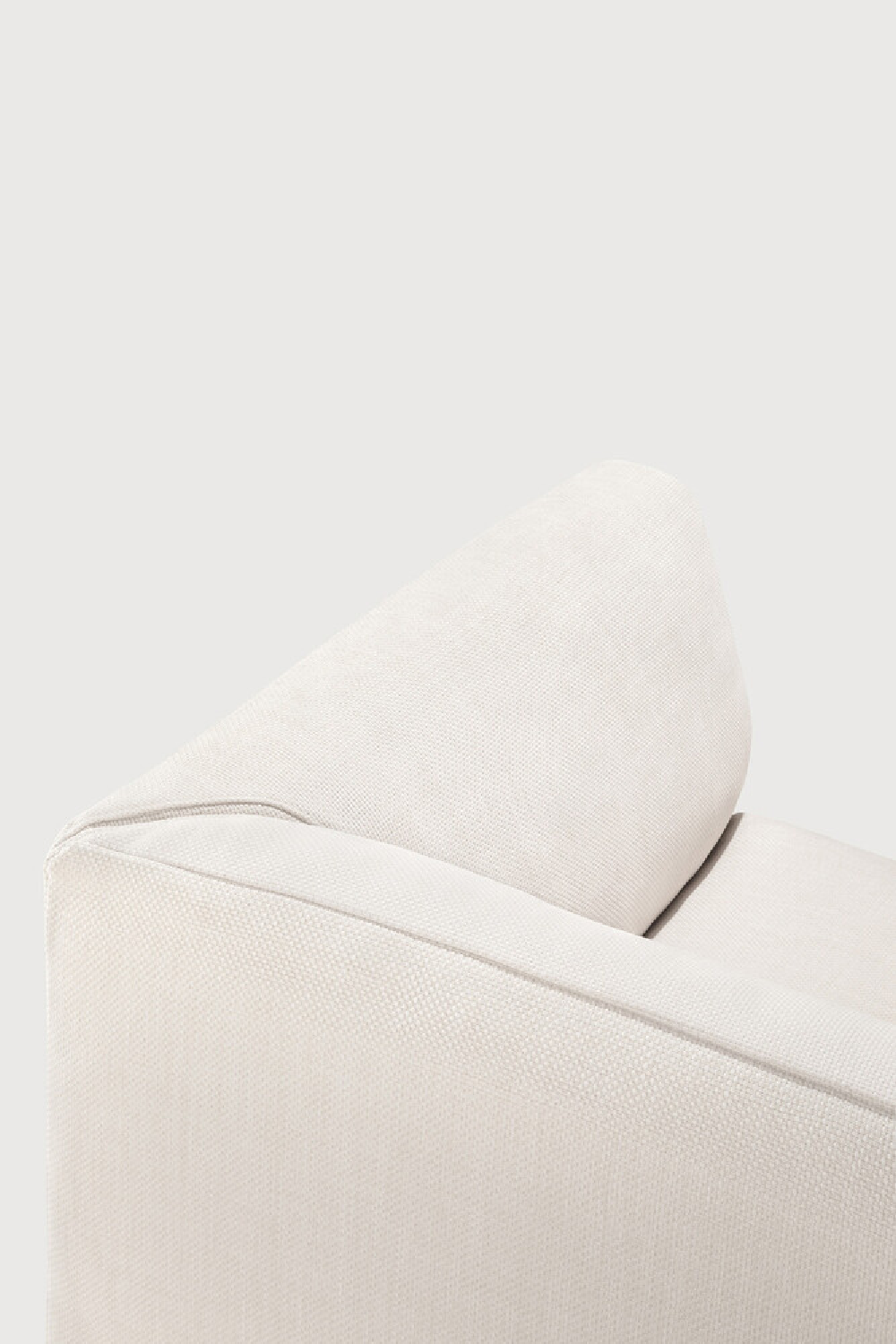 White Outdoor Chaise Lounge with Table | Ethnicraft | Oroa.com