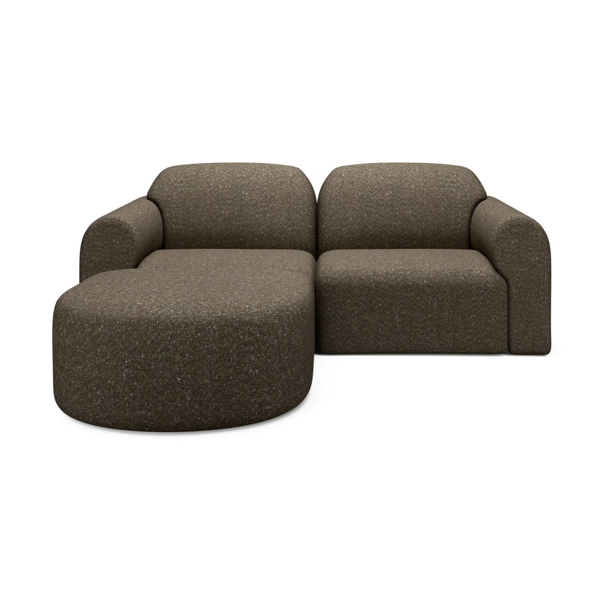 Modern European furniture - End Seater Sofa with Semi-Circle Footstool - www.oroa.com
