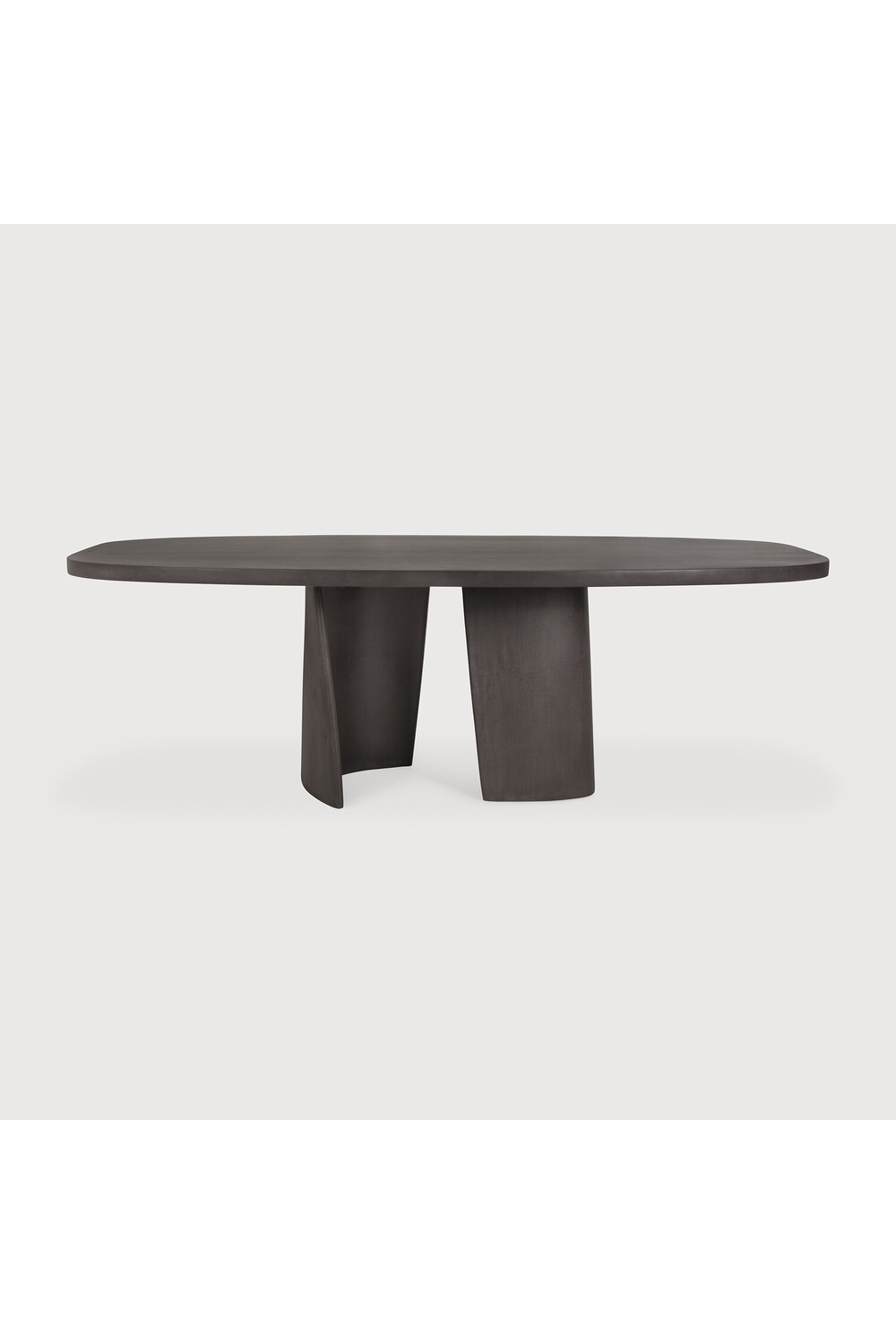 Round Concrete Outdoor Dining Table | Ethnicraft Roller Max | Oroa.com