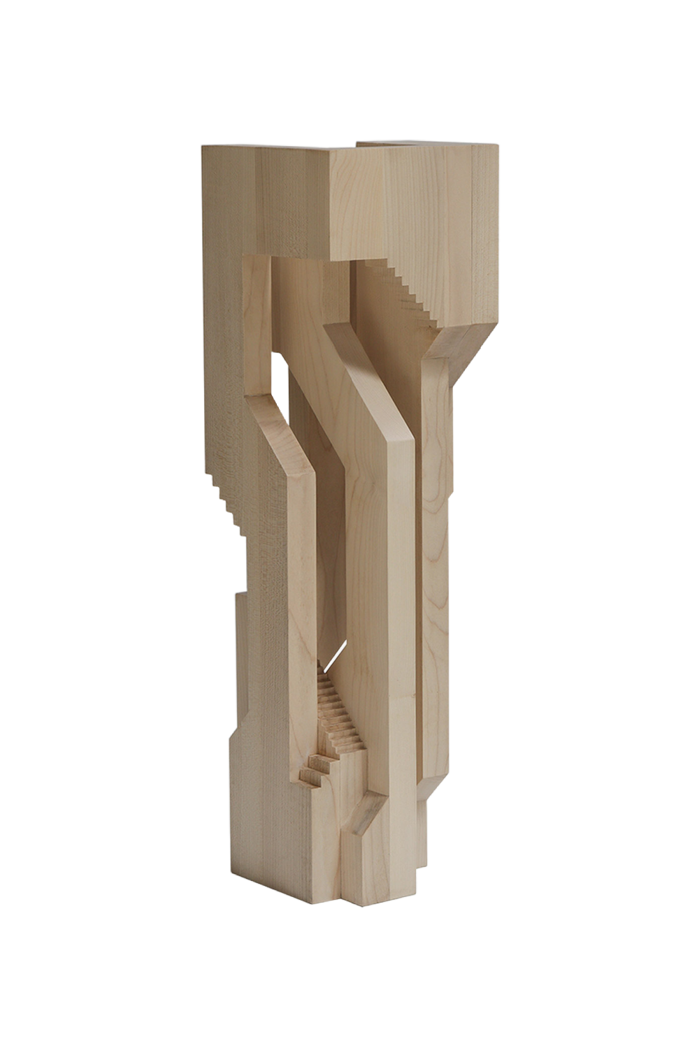 Abstract Stair Sculpture | Ethnicraft Circonvolution | Oroa.com