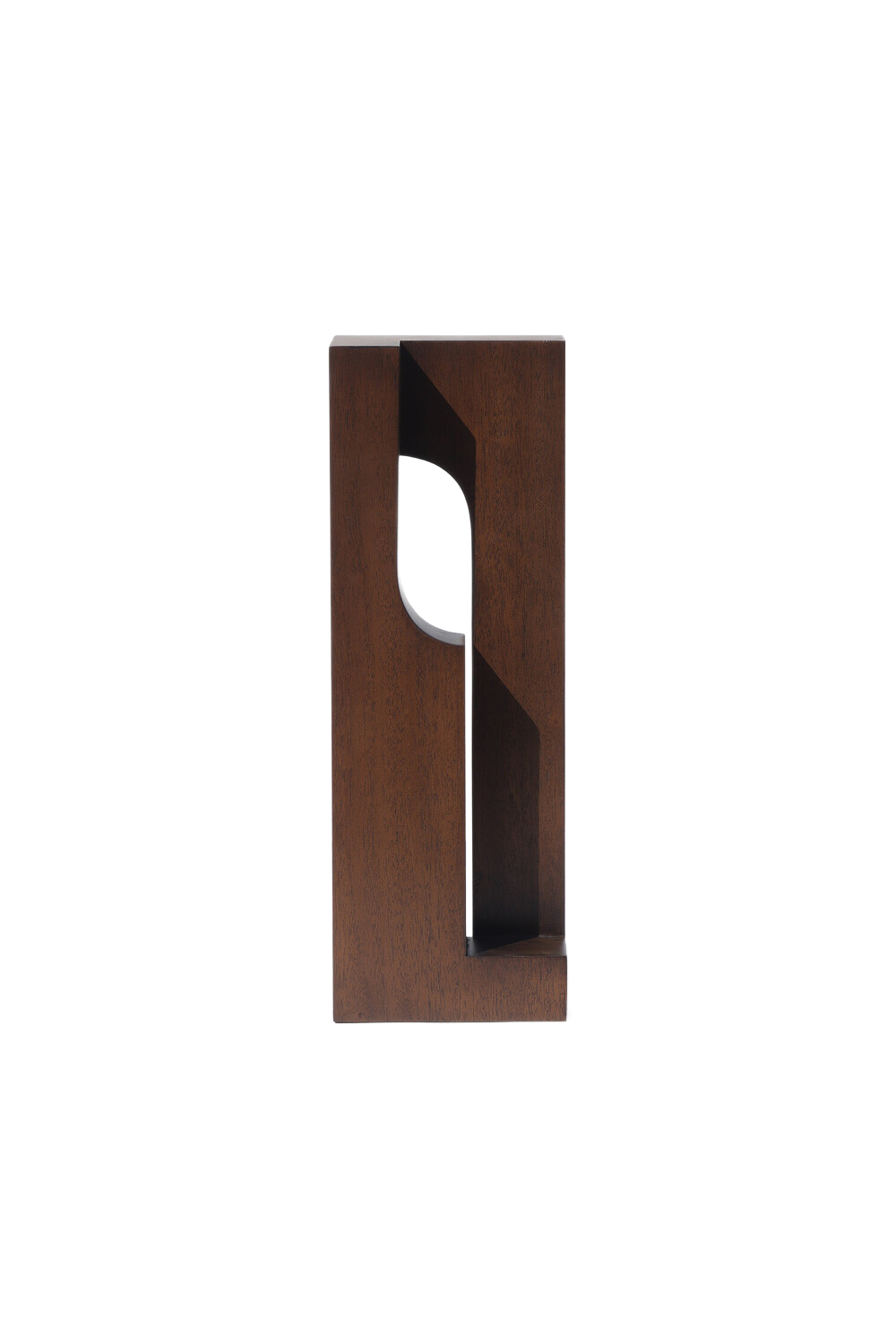 Mahogany Geometric Sculpture | Oroa.com
