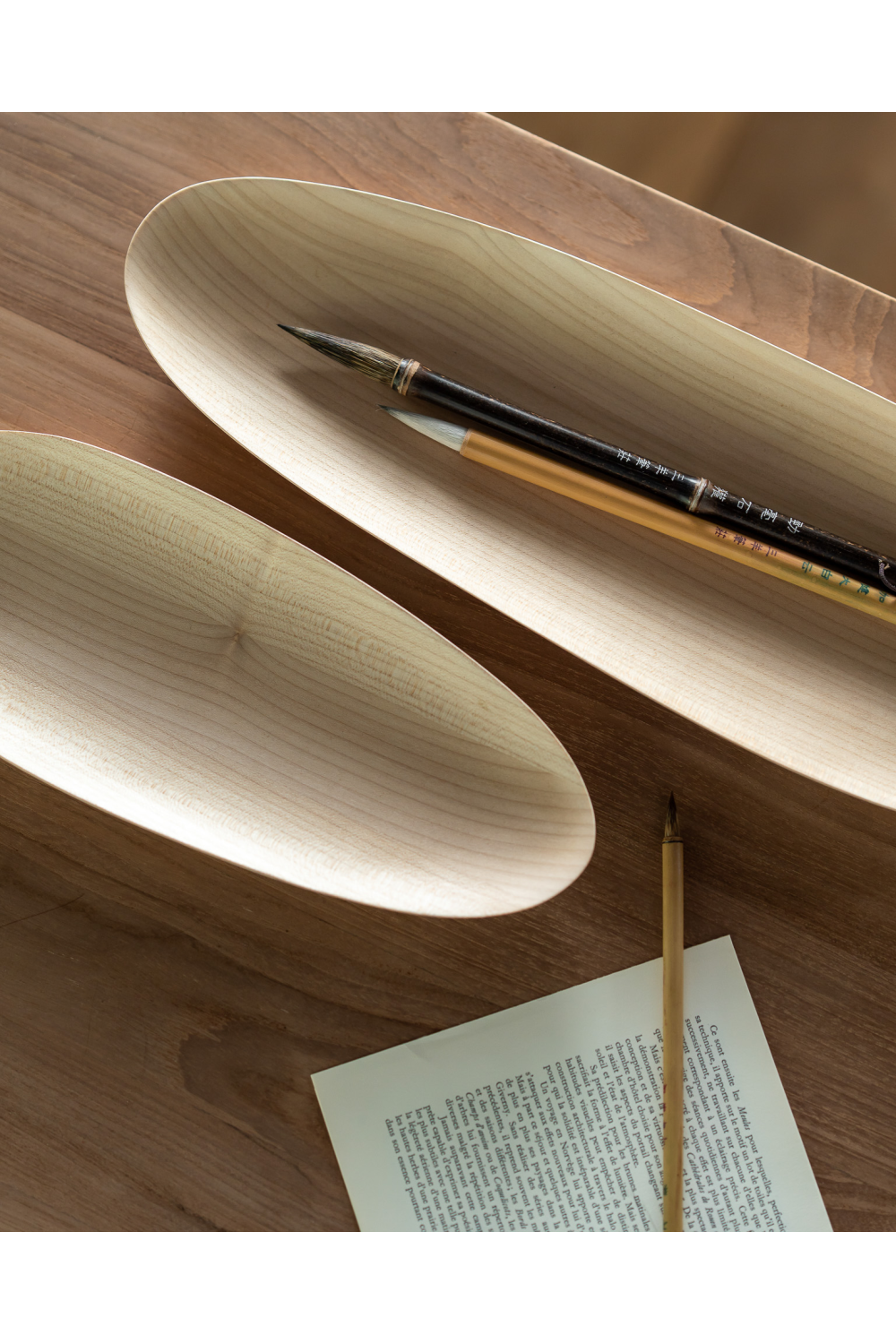 Hand-carved Oval Boards Set (2) | Ethnicraft Thin | Oroa.com