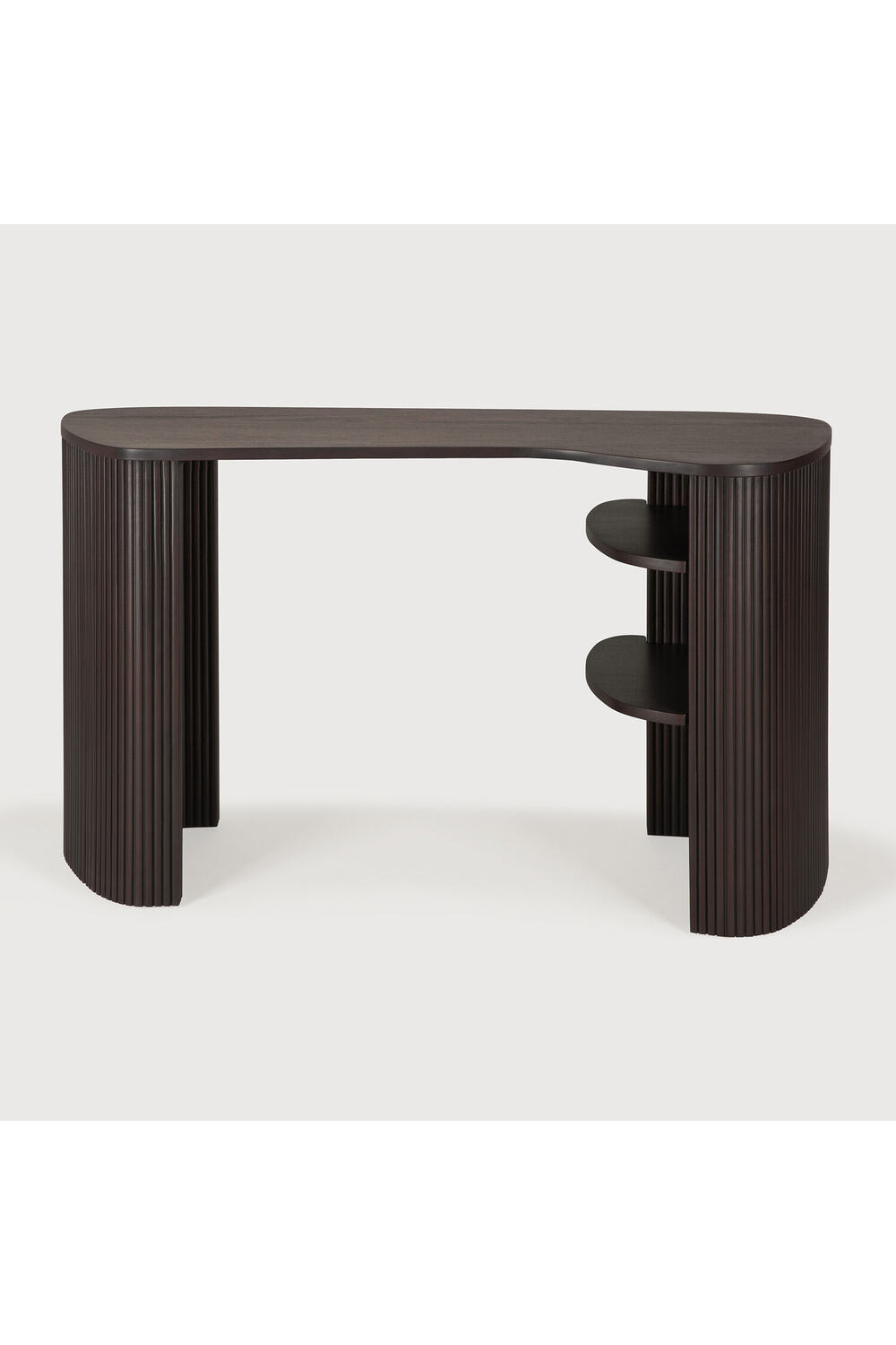 Dark Brown Mahogany Desk | Ethnicraft Roller Max | Oroa.com