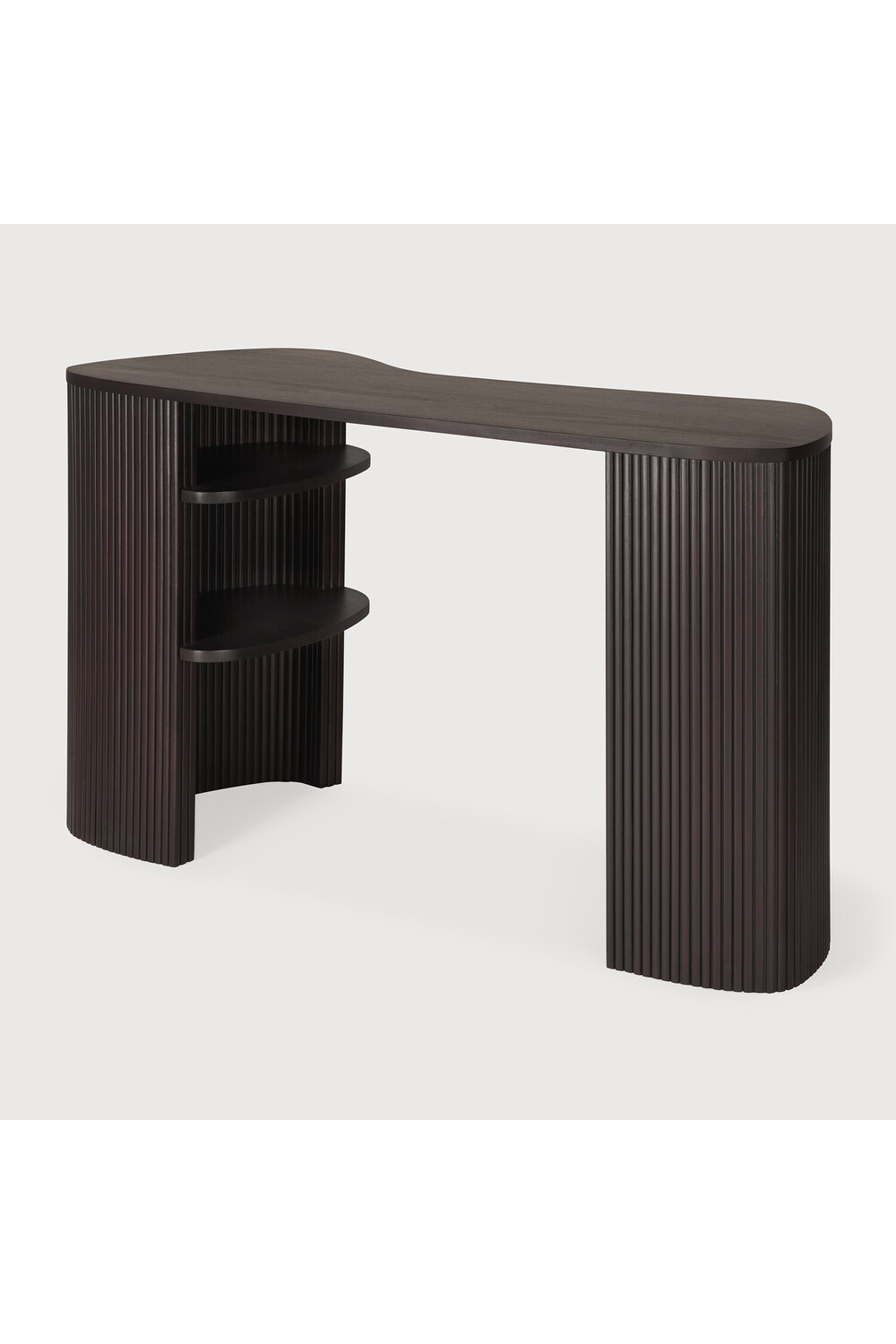 Dark Brown Mahogany Desk | Ethnicraft Roller Max | Oroa.com