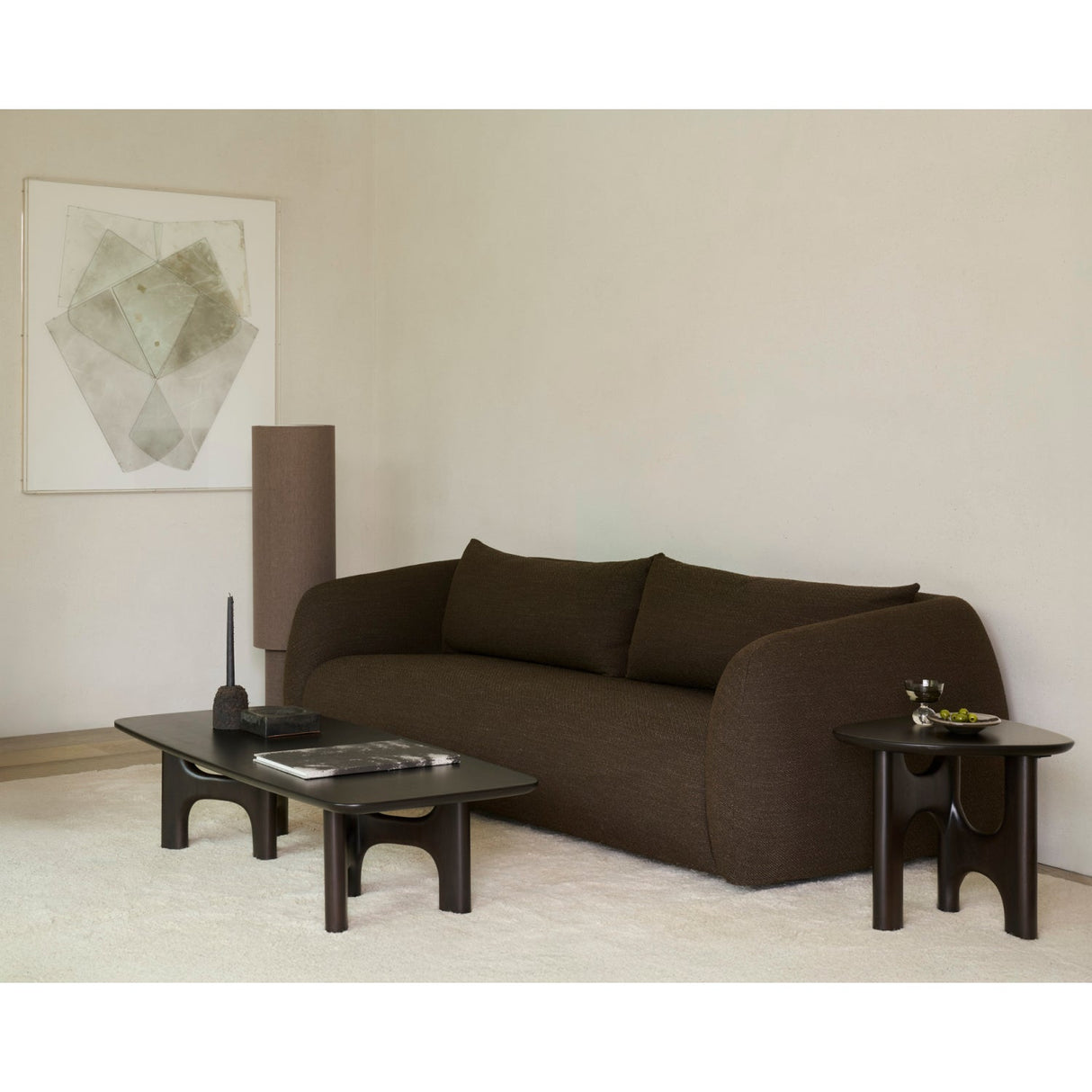 Brown Mahogany Side Table | Ethnicraft Flow | Oroa.com