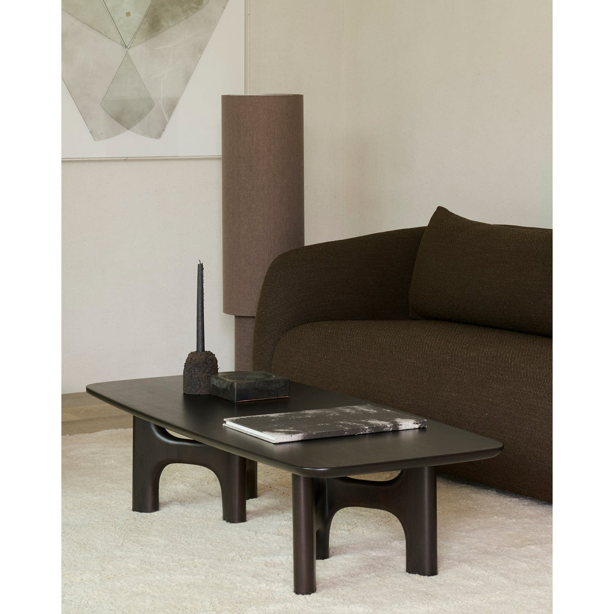 Brown Mahogany Coffee Table | Ethnicraft Flow | Oroa.com